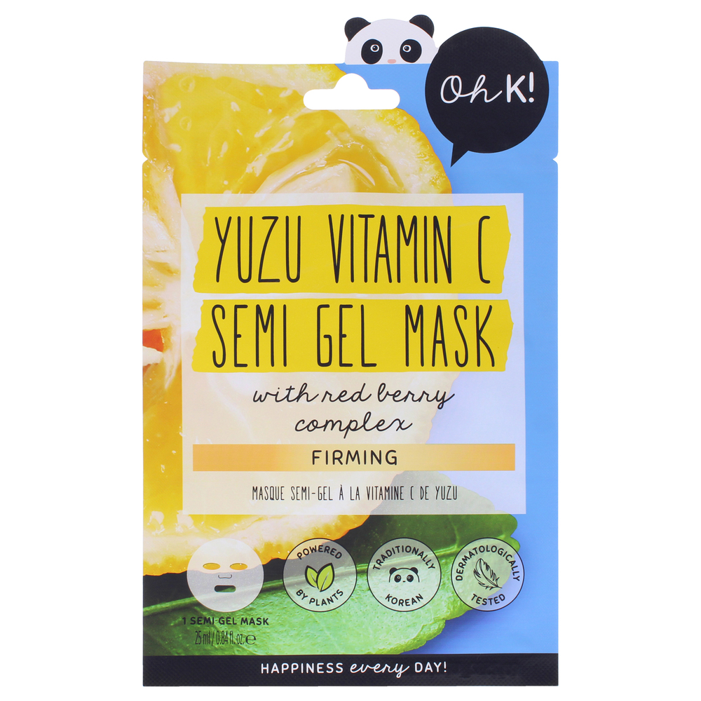 Semi Gel Sheet Mask - Yuzu Vitamin C by Oh K! for Unisex - 1 Pc Mask